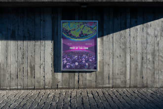 design a techno alternative flyer for your event