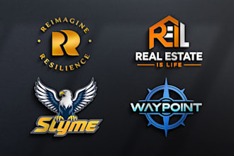 design a professional modern brand logo design