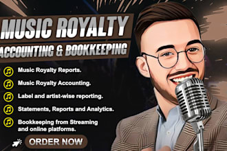 craft royalty reports for distributors and publishers