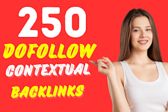 250 high quality seo backlinks high da dofollow authority link building service