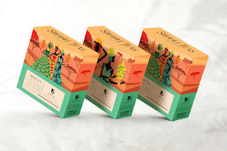 make custom product label and packaging design that sells