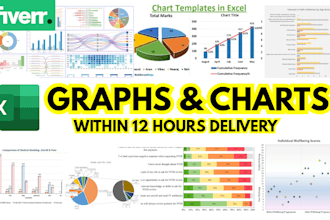 convert your data to an attractive excel graphs and charts