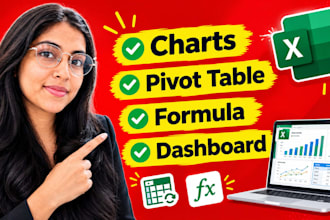 convert data to an professional ms excel graphs and charts