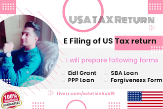 e file US tax return, ppp loan forgiveness, sba loan