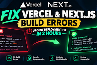 fix vercel, netlify, and nextjs build errors in 2 hours