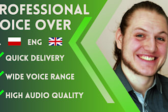 record a professional male polish voice over