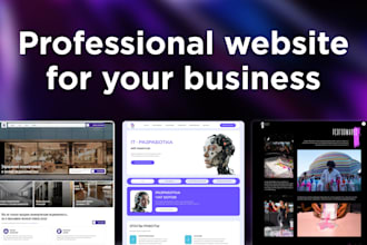 create a professional website on tilda