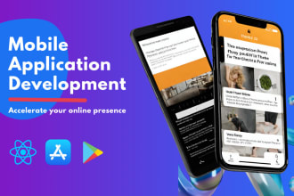 develop react native mobile apps for ios and android