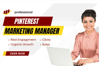 be your pinterest marketing manager to divert huge website traffic