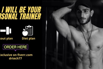 create customized home based workout fitness training and diet plan