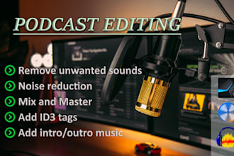 edit, mix and master your podcasts