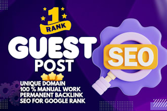 manual 30 guest post backlinks