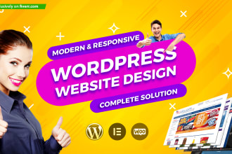 do wordpress website design, wordpress customization