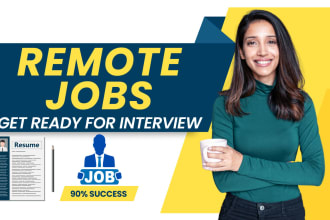 search and apply for jobs, professional remote job hunter