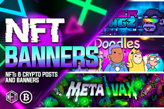 nft banner twitter, crypto banner, opensea banner