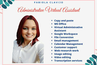 be your personal administrative virtual assistant