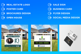 design unique real estate yard signs and outdoor signs