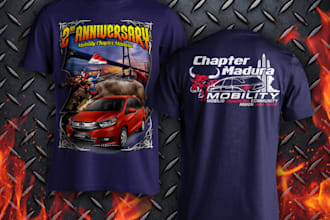 do custom typography t shirt logo design