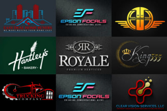 design good looking abstract logo with original concept