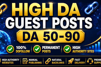 publish guest posts on high authority websites