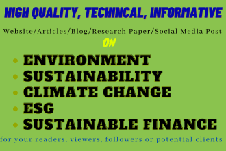 assist you in environmental science, climate change, and sustainability
