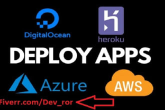 deploy ruby on rails app on heroku digital ocean and AWS