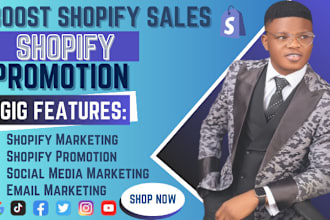 do complete shopify dropshipping marketing, sales funnel to boost shopify sales