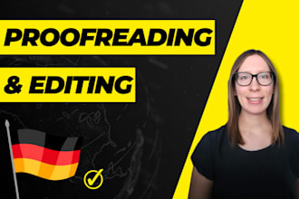 proofread and edit your german text