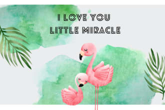 design cute wall art for children room for etsy shop