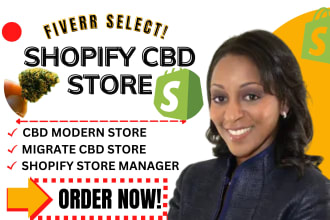cbd shopify store, cbd website, shopify marketing for cbd, shopify store revamp