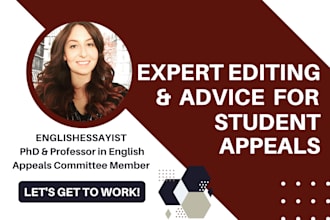edit student appeal letters