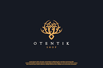 design a minimalist logo with an elegant artistic touch