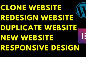 copy or clone any website to wordpress using elementor pro or provide wp help