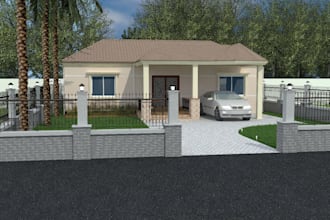 design your home exterior 3d with nice environment