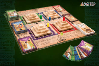 create design and illustrations for your board game