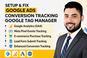 setup google analytics,tag manager,ads conversion tracking
