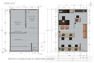 design 2d floor plan with furniture layout