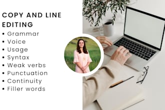 line edit and copy edit your story or novel