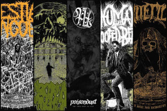 do any tshirt design for your band, brand and clothing
