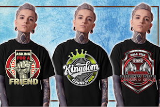 create custom graphic vintage t shirt design