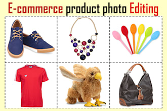 ecommerce product photo editing and image retouching