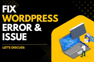 fix wordpress bugs,errors and worpress issues