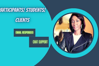 do client support, respond to chats, emails, telegram