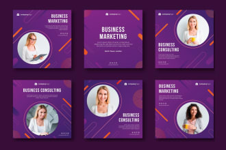 design attractive social media posts and templates