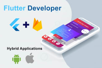 develop awesome android and IOS app using flutter dev