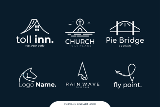 create a clean modern, minimalist line art logo design