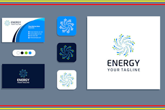 design different solar energy logo with unlimited revision