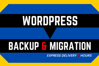 backup, migrate, transfer, move, duplicate wordpress website