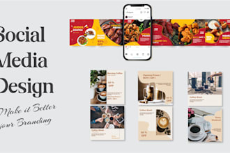 create social media design post instagram feeds story