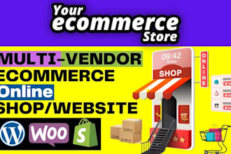 build ecommerce website by woocommerce online store